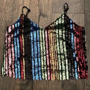 Madison‎ & Berkeley sequin shirt size Medium